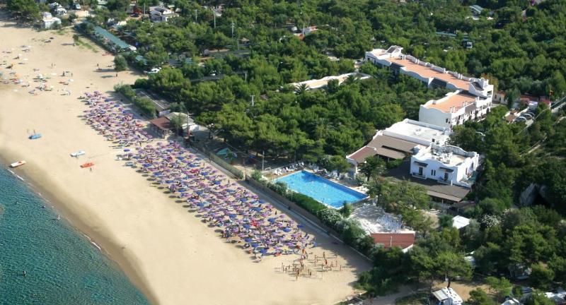 Hotel Gabbiano Beach Vieste Esterno foto