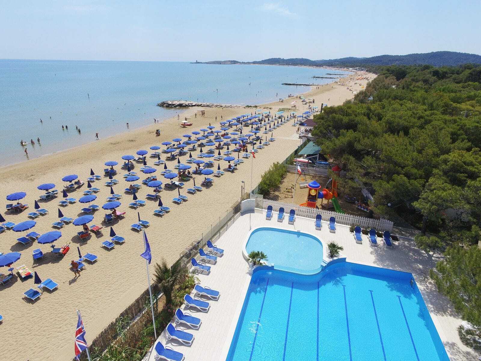 Hotel Gabbiano Beach Vieste Esterno foto